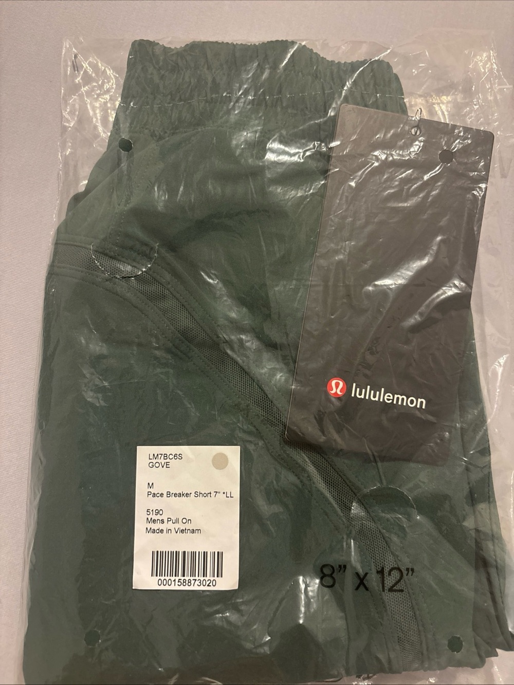 lululemon athletica Men’s Pace Breaker Shorts - Gove Green